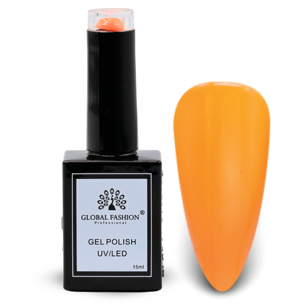 Coral Crush Nail Polish 15ml UV LED | 18-Radiant Yellow 1p Coral Gel Nail Polish Bottle 15ml - UV LED Soak Off Nail Color UAE GCC | طلاء أظافر جل
