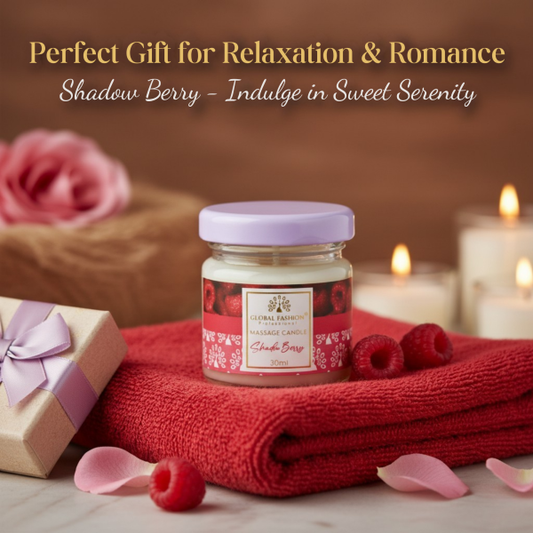 Global Fashion 30 ml Massage Candle – 21 Aromatherapy Scents