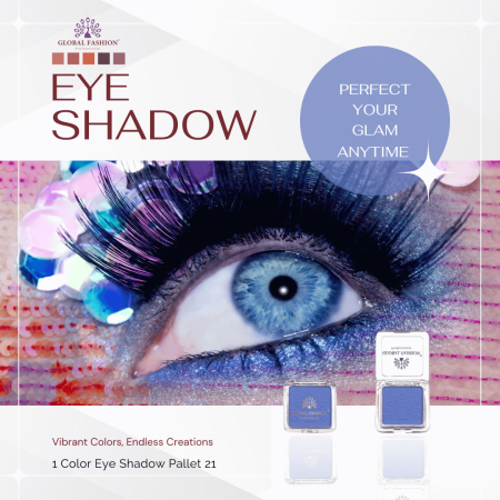 Global Fashion eyeshadow close up high pigment texture ظلال عيون لقطة مقربة