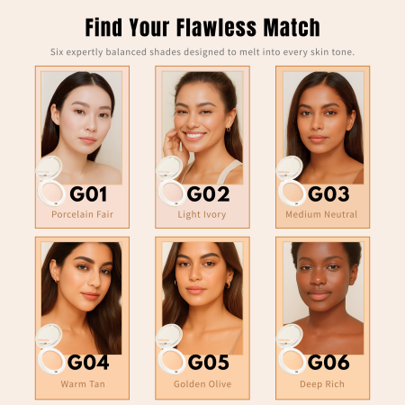 Global Fashion compact powder close up velvet matte finish بودرة مضغوطة لقطة مقربة