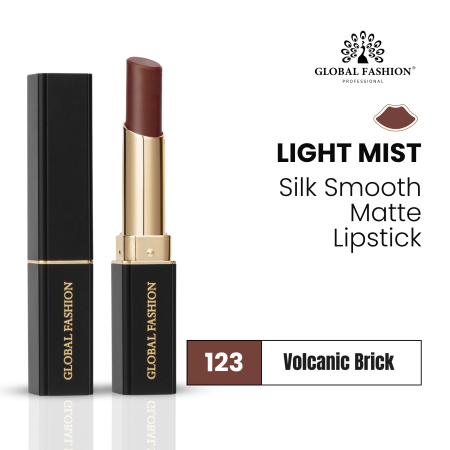 Global Fashion Long-Lasting Matte Lipstick (123, 3.5 g) matte lipstick shade 123 smooth finish long wear 3.5g