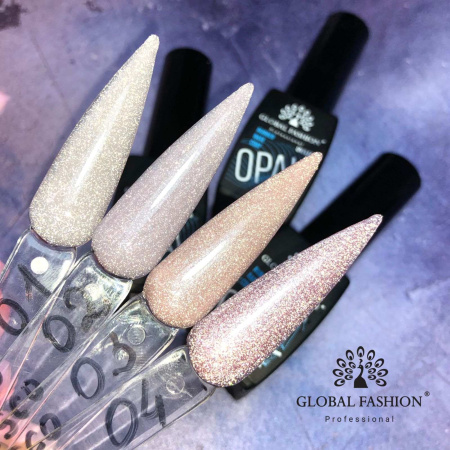 Global Fashion Disco Opal Reflective Rubber Base 8ml | Detailed Shiny Nail Gel Base
جلوبال فاشن ديسكو أوبال ريفلكتيف روبر بيس 8 مل | بيس جل بوليش لامع بالتفصيل
