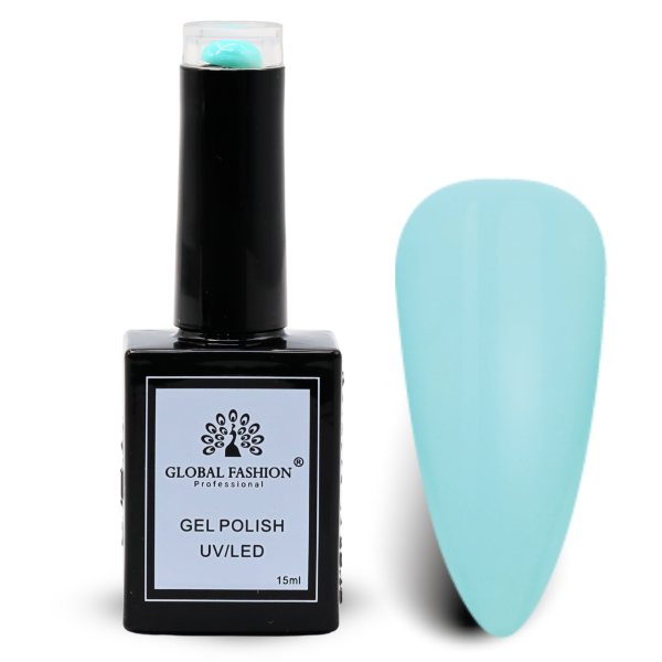 Garden Greens Nail Polish 15ml UV LED | 98-Limpet Shell 1p Mint Blue Gel Nail Polish Bottle 15ml - UV LED Soak Off Nail Color UAE GCC | طلاء أظافر جل
