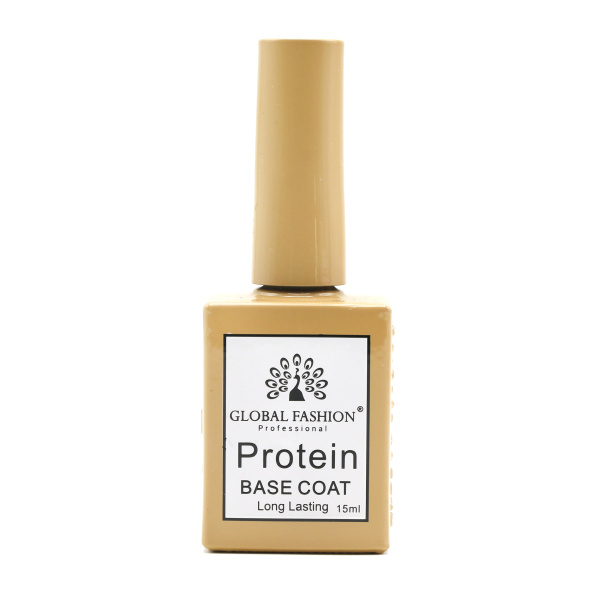 Global Fashion Professional Protein Base Coat | Long-Lasting Formula 15ml