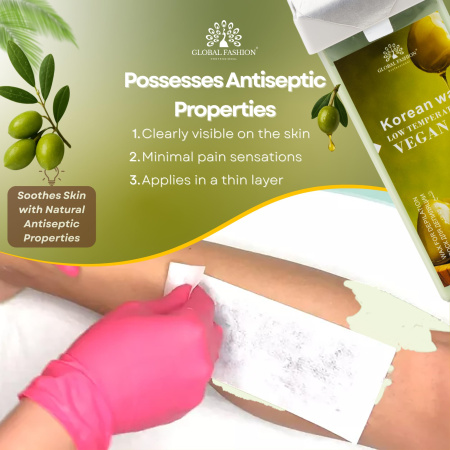 Roll-On Wax Cartridge 100ml – Hair Removal | Olive Wax Cartridge Close View Hair Removal | شمع رول
Roll-On Wax Cartridge 100ml – Hair Removal | Olive Paraffin Wax Detailed View Skin Care | شمع بارافين